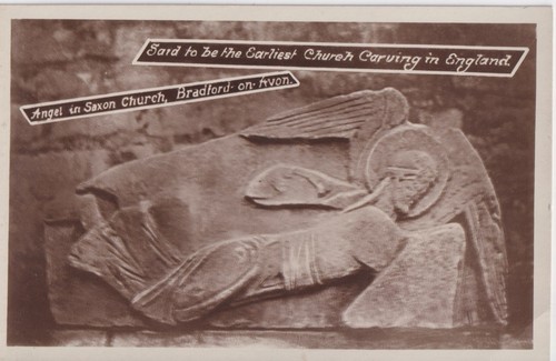 Postcard angel saxon - postcard,