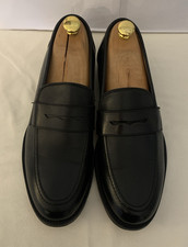 Charles Tyrwhitt-Saddle Loafers-Black Leather-UK 8 EU 42 - NEW Slight Storage