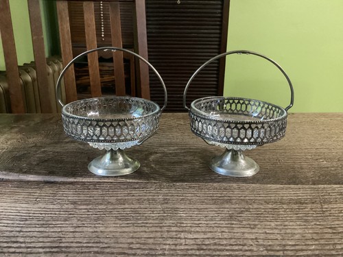 Pair vintage silver - pair,