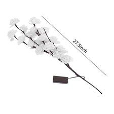 White Rose LED Light Tree