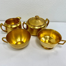 Gold Pickard Etched Bone China