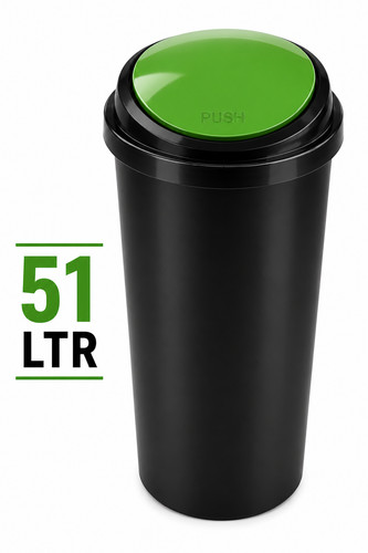 51l push top dustbin heavy - top,