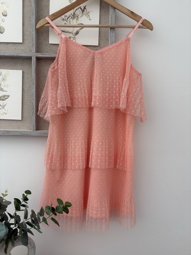 New look pink pleated dobby - pink,