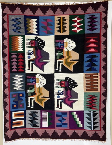 Peruvian blanket wall hanging - peruvian,