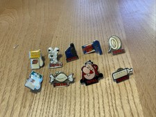 Set of Total Oil Pin Badges Paris Dakar 1992