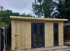 Luxury garden room with shed