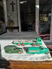 Original Dinky SuperToy Leyland Octopus Flat Truck Plus 2 Other Dinky Vans