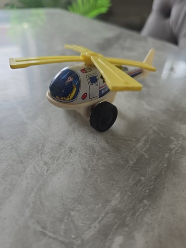 Vintage tinplate helicopter - vintage,