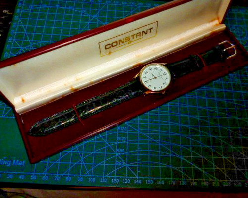 Men constant quartz watch - quartz,