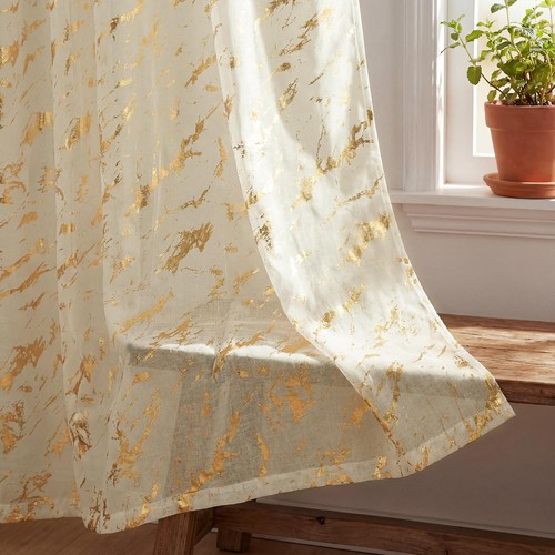 2pcs beige sheer - 2pcs, for