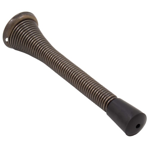 Heavy duty spring door stop - spring, stop,