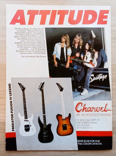 Savatage charvel jackson - savatage,
