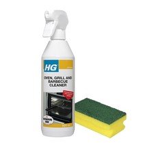 HG Oven, Grill & Barbecue Cleaner with Foam Scourer