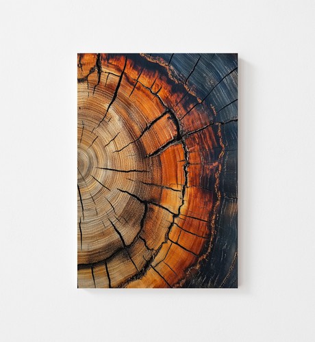 Tree rings canvas - tree,