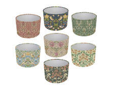 Handmade William Morris drum lampshade , Pendant , Table Lamp Strawberry Thief