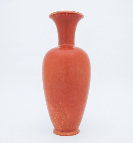 Large brown ceramic vase - vase,
