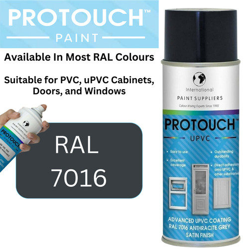Ral 7016 anthracite upvc - 3x,
