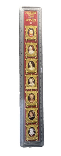 30cm king henry viii - ruler, and