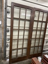 M 24 Pair antique pine French