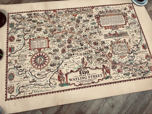 Vintage esso plan - vintage,