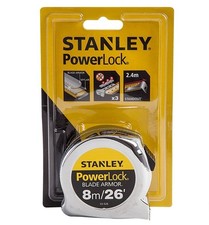 Stanley PowerLock BladeArmor Pocket Tape 8m x 25mm