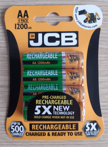 Jcb rechargeable batteries - jcb,