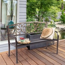 Outdoor Metal Bench Cast Iron