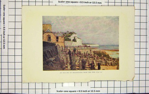 Original old antique print - original,