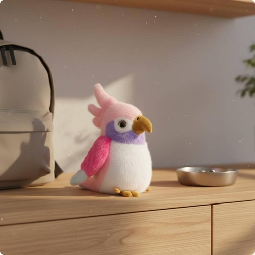 Soft plush parrot stuffed - plush,