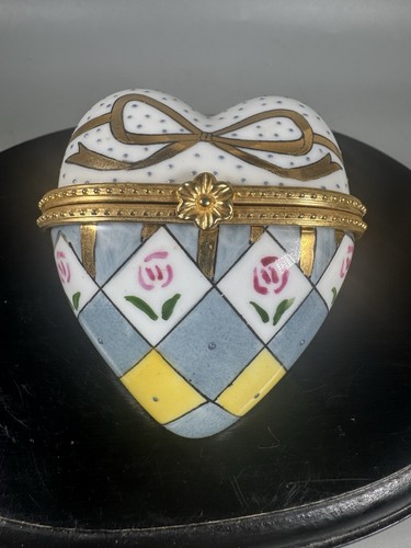 Vintage limoges style heart - limoges,