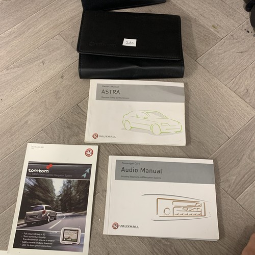 Vauxhall astra owners manual - vauxhall,