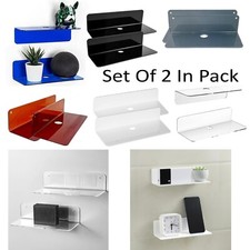 Set of 2 Acrylic Floating Wall