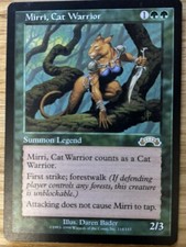 Magic the Gathering - Mirri, Cat Warrior - Legend - Exodus - EX - MTG