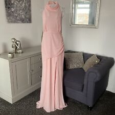 TFNC Pink Chiffon High Neck