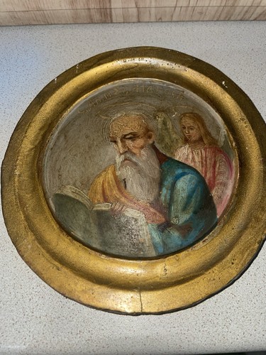 Antique russian orthodox icon - russian,
