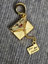 18k Gold Plated Sterling Silver 'To My Love' Letter Charm + FREE BRACELET UK