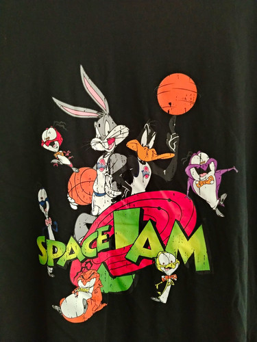 Space jam men black bugs - black,