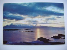 Skye postcard sunset over - postcard,