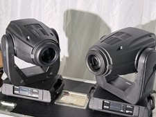 2 x ROBE Robin 600E Spot moving heads in twin Flightcase