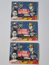 1971 Monty Gum THE HIGH CHAPARRAL TV Series 3 x Original Empty Gum wrappers