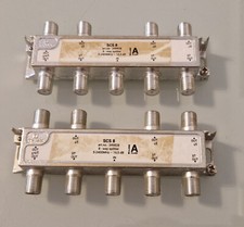 Triax 349828 SCS-8 8-Way RF Splitter (x2) Satellite DVB-S DVB-S2