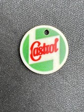 Castrol Car Automobile Motor Oil Petrol Lubricant Key Ring Fob Badge Emblem