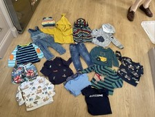 Boys Clothes Age 6 - 12mths Next F& F Nursery Large Joblot/Bundle Of Baby