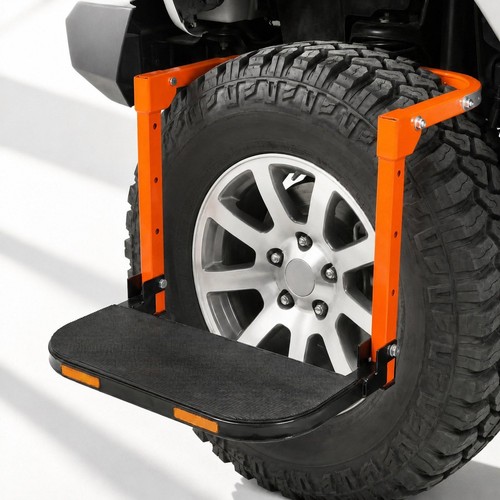 Truck wheel step tire mounted - tire,