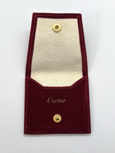Small red velvet suede lined - red,