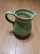 Hampton Ivory, Swiwinnertons, England Green Milk Jug.