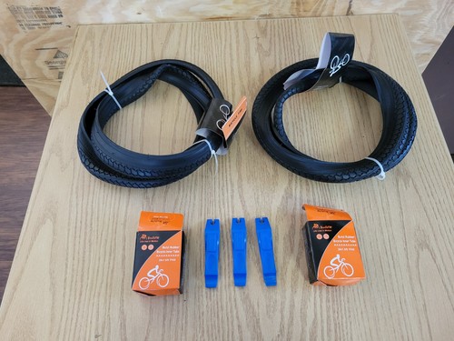 New 2 bicycle tires - 20"x1-3/8",