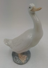 Lladro NAO Goose Figurine Hand Made In Spain Facing Right 6" Height 1978