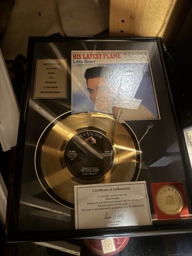 Elvis presley gold plated - elvis,
