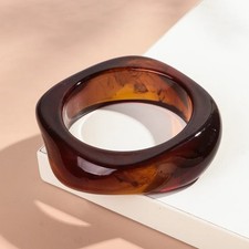 Vintage Acrylic Chunky Bangle